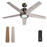 $140 52 Inch Ceiling Fan Brushed Nickel