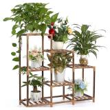 $41 7 Tier Wood Plant Stand