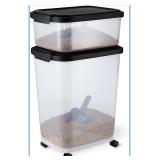 NEW $57 Pet Food Storage Container 13.6kg+4.5kg