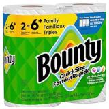 NEW 2-Rolls Bounty Paper Towels
