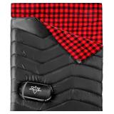 New $100 Double Sleeping Bag for Adults...
