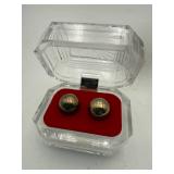 Decorative Crystal Box with Metal Spheres