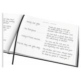 NEW Classic Black Guest Book