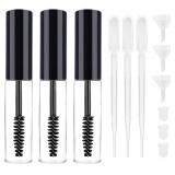 New 3pcs Empty Mascara Tubes with Eyelash Wand,...
