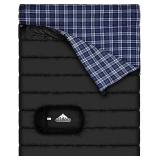 Used $100 Cotton Flannel Double Sleeping Bag...