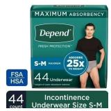 New $41 Depend Fresh Protection Incontinence...