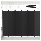 New $110 NEW Kokorona 6 Panel Room Divider, 6FT...