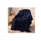 USED $60 (50'x60') Sherpa Fleece Throw Blanket