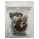 Crystal Healing Stones Set with Pouch & Pendant