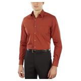 NEW $44 (M) Van Heusen Mens Fitted Dress Shirt