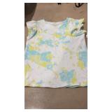 NEW (5T) Girl's Green & Blue Tie Dye T-Shirt