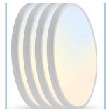 NEW $88 4pc (15.8') Flush Mount Ceiling Light