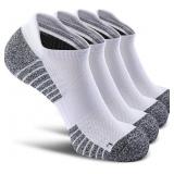 SEALED 4PK (XL) Men's No Show Compression Socks