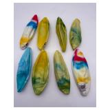 Set of 8 Inflatable Beach Balls (New)