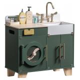 New $84 ROBUD Kids Play Kitchen - Wooden...