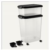 NEW $57 Pet Food Storage Container 13.6kg+4.5kg