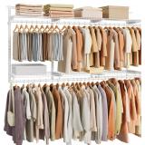 NEW $116 (3 Column, White) Closet Organizer