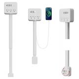 NEW $40 2PK Outlet Extender Sticks,USB,USB,Outlets