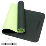 NEW $40 (24x70') Yoga Mat, Black