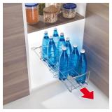 NEW $75 (8.7x21.3x18.9') Sliding Bottle Rack