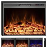 NEW $320 (25') Electric Fireplace with Remote