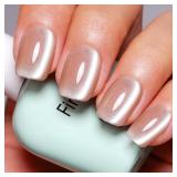 NEW $30 Cat Eye Milk Tea Apricot Gel Nail Polish
