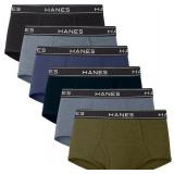 New Hanes Mens 6-Pack Exposed Waistband...