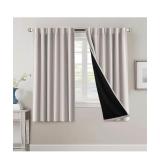 $43 (52'x63') 2-Panels Blackout Curtains