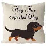 SEALED Dachshund Throw Pillow Cover (18x18')