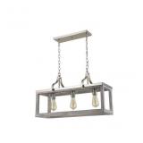 NEW $70 Black 3-Light Farmhouse Style Light