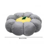 NEW Decorative Cushion, Pumpkin-Shaped, Grey