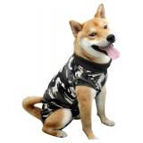 (XL) Camouflage Dog Surgical Recovery Onesie