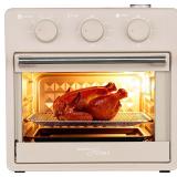 DAMAGED $120 (16.5qt) Air Fryer Oven with Steam