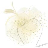 NEW Headband Fascinators Flower Mesh Tea Party