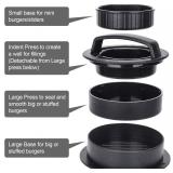 B/New.$39.Burger Press 3 in 1 \Burger Patty Maker