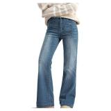 New W/Tags.$65..EMMIOL Flare Womens Jeans Sz Small