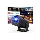 $120 4K Mini Projector Bluetooth WiFi