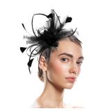 NEW (OS) Women's Trendy Fascinator Flower Hat
