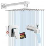 New $62 Tub and Shower Faucet Set with Valve,...
