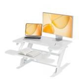 NEW $200 (32') White Standing Desk Converter