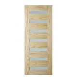 DAMAGED $375 Interior Barn Door with Frosted Glass