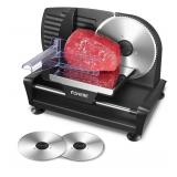 $100 FOHERE Electric Meat Slicer, 200W Deli