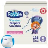 New $50 Royale Premium Diapers, Size 5 (27+...