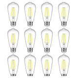 SEALED $46 12PK LED Edison Bulbs Non-Dim 5000K