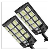 $55 2-Pack Solar Street Lights Outdoor