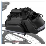 USED $43 12L Waterproof Bike Rear Rack Bag