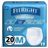New $62 FitRight Incontinence Underwear for Men...