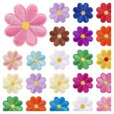 New 30pcs Colorful Flowers Iron On Patches...