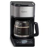 USED $120 (5 cup) Mini Coffeemaker, Black/Silver
