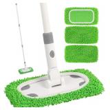 NEW $56 Microfiber Mop System w/3 Pads-Reusable